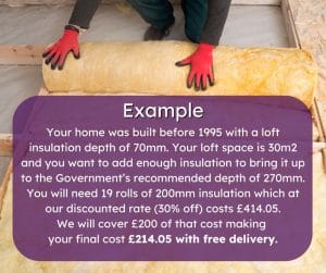 Insulation offer